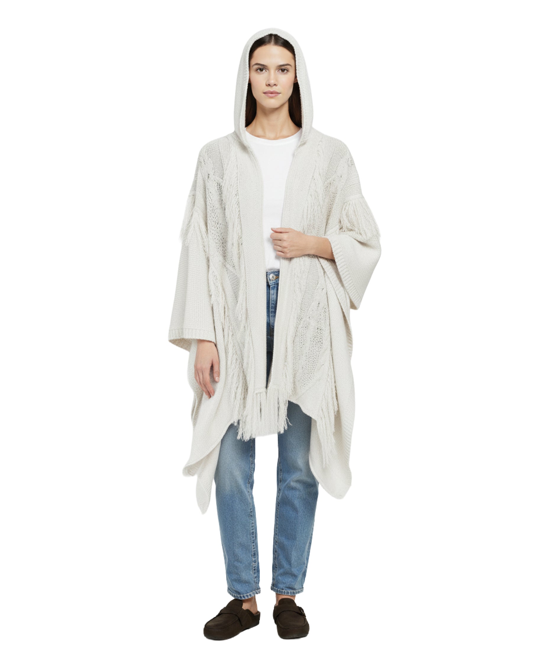 Full Moon Hoodie Poncho - Espiritu